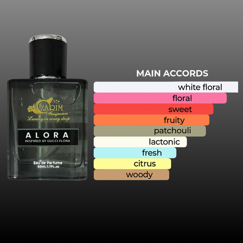 Alora Inspired by Gucci Flora By Zarim Fragrance-Elegant Fruity and Floral Eau de Parfum